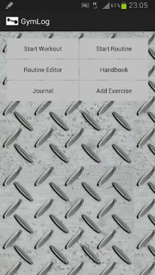 GymLog android App screenshot 0